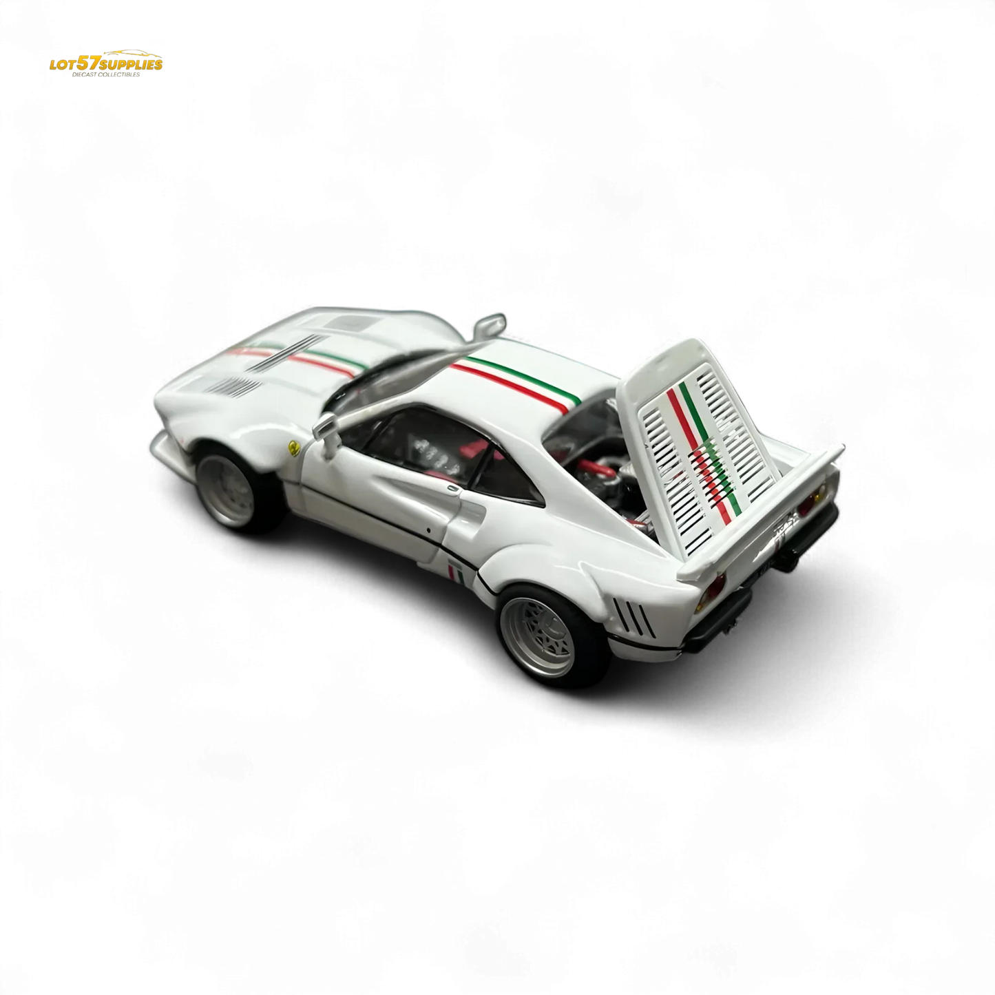 Hone Model 64 288GTO Wide-Body - Latte Art White 1:64 - ToylandEU