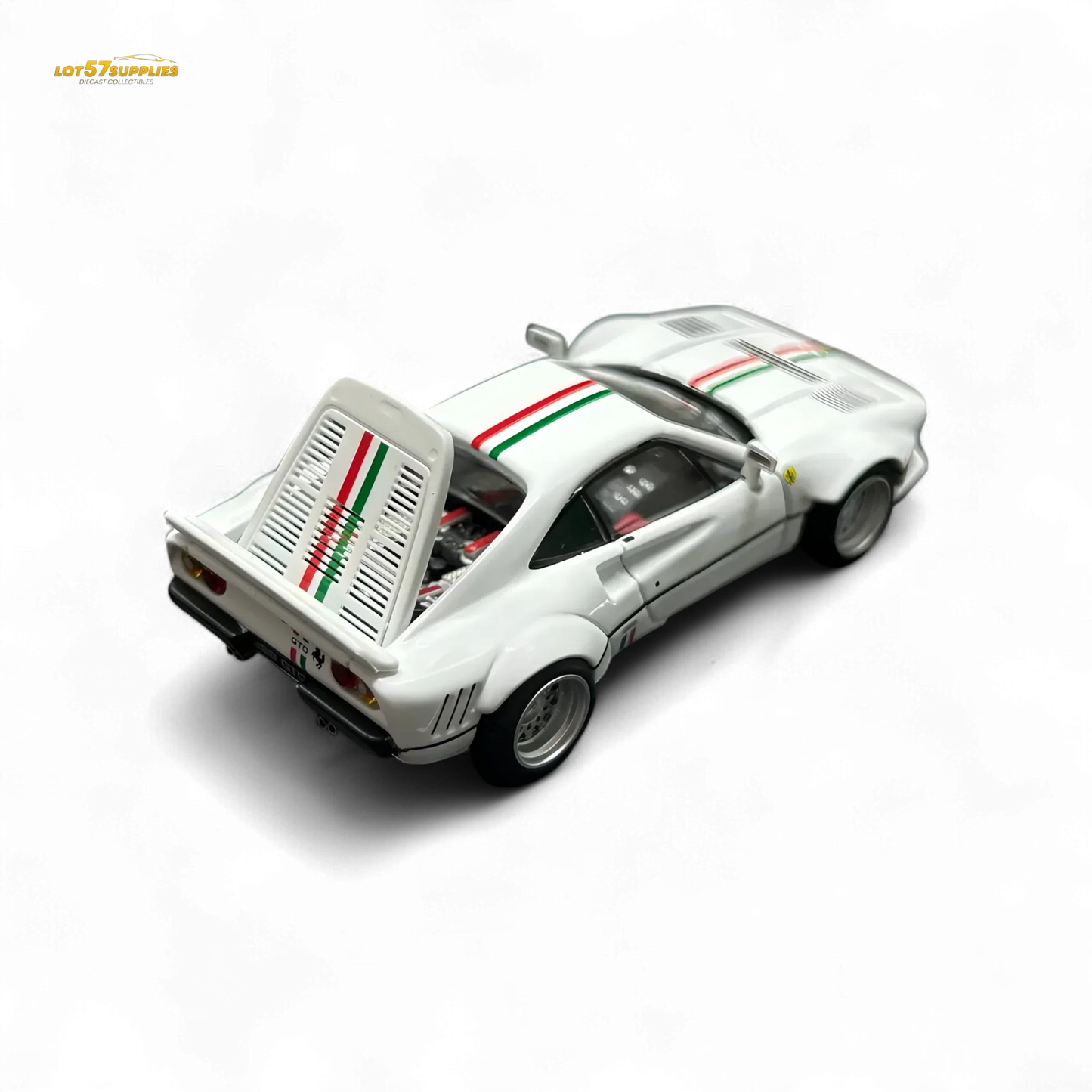 Hone Model 64 288GTO Wide-Body - Latte Art White 1:64 - ToylandEU