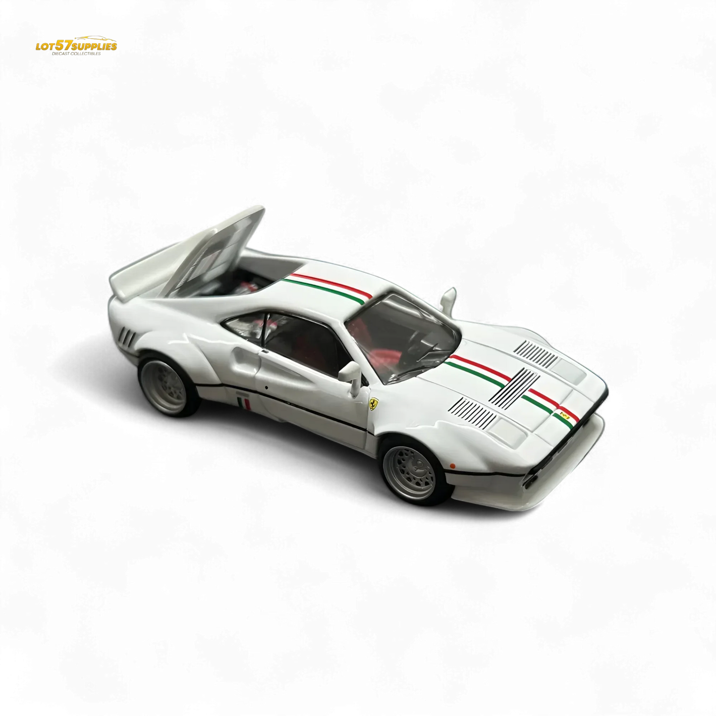 Hone Model 64 288GTO Wide-Body - Latte Art White 1:64 - ToylandEU