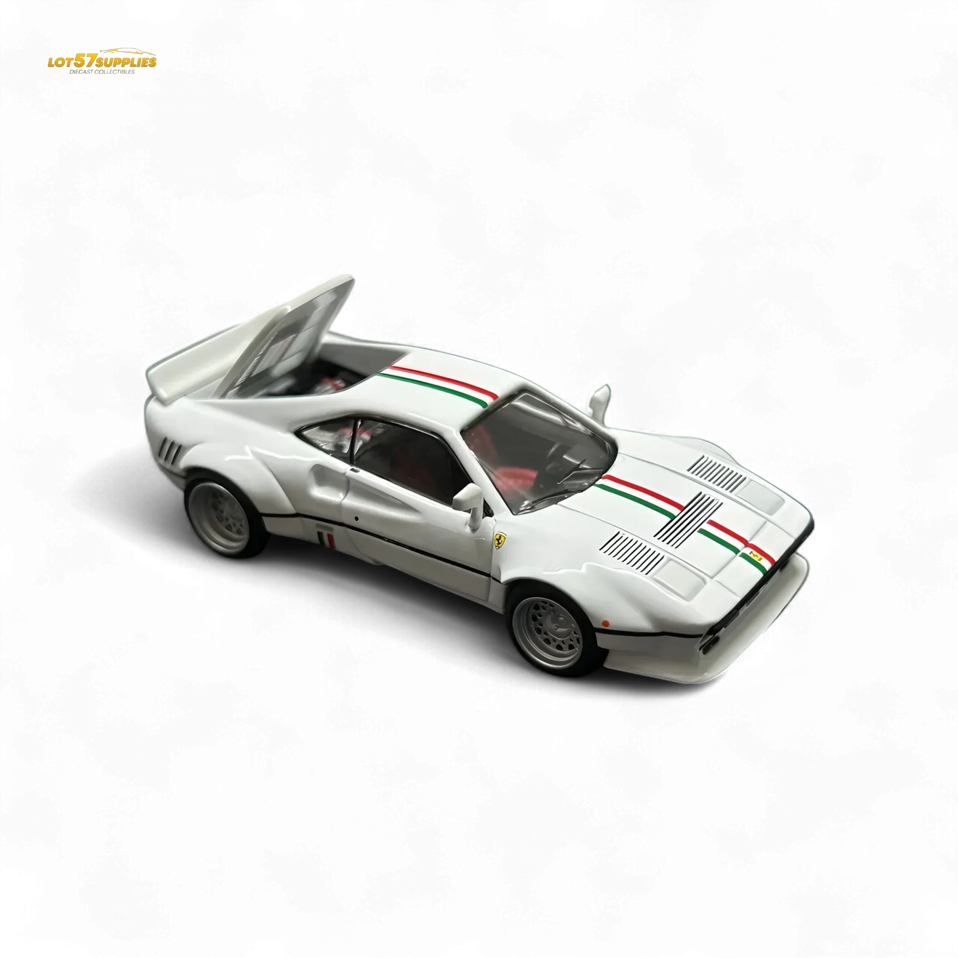Hone Model 64 288GTO Wide-Body - Latte Art White 1:64 - ToylandEU