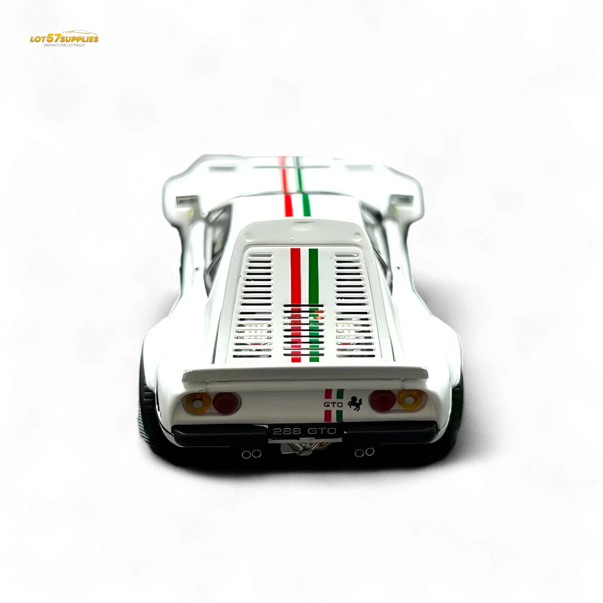 Hone Model 64 288GTO Wide-Body - Latte Art White 1:64 - ToylandEU