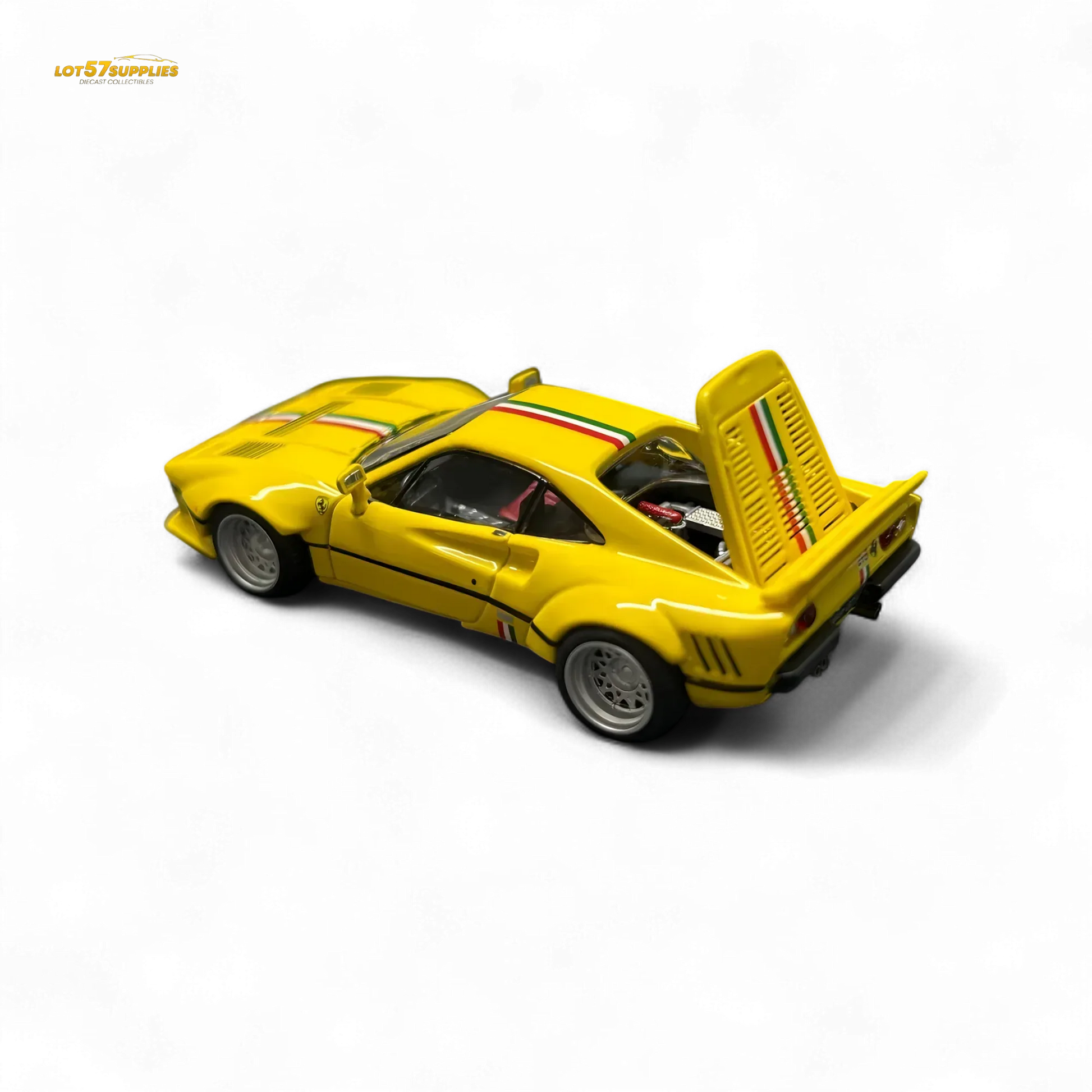 Hone Model 64 288GTO Wide-Body - Latte Art Yellow 1/64 - ToylandEU