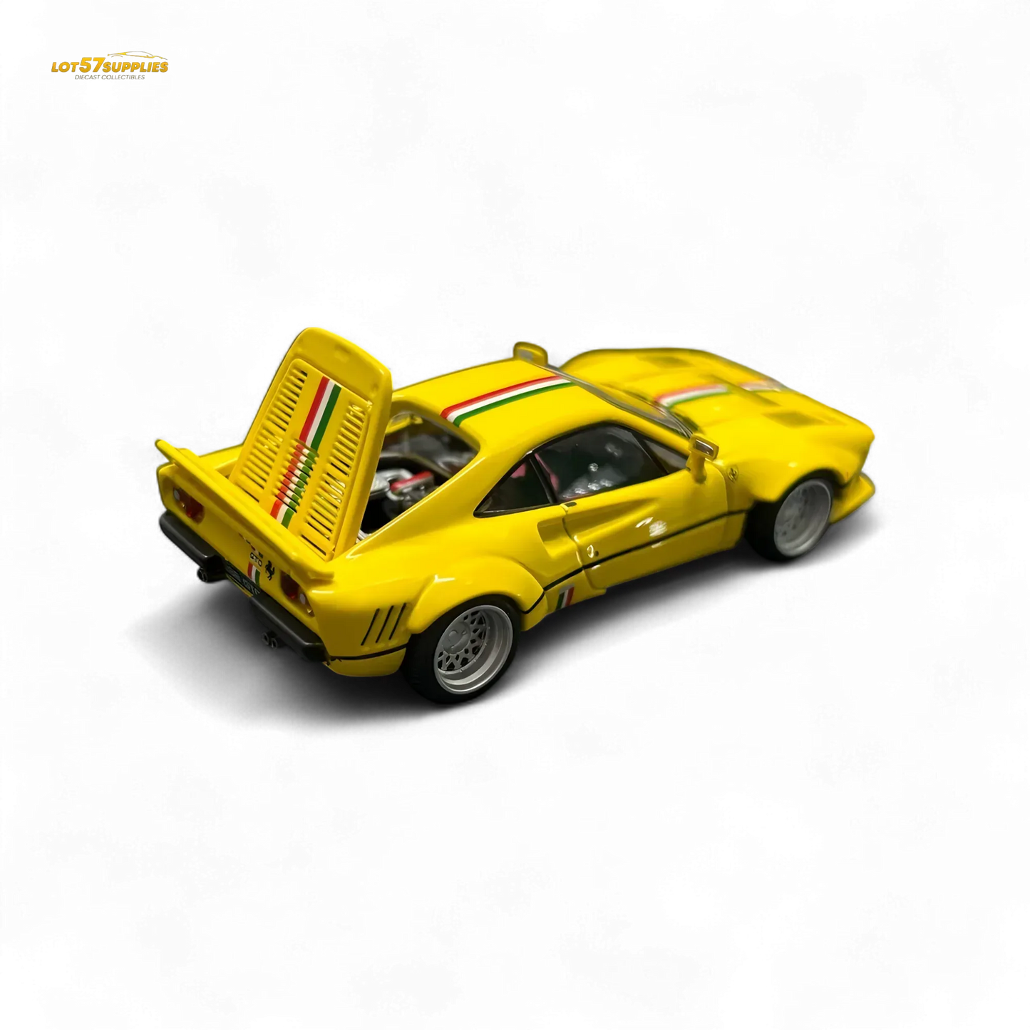 Hone Model 64 288GTO Wide-Body - Latte Art Yellow 1/64 - ToylandEU