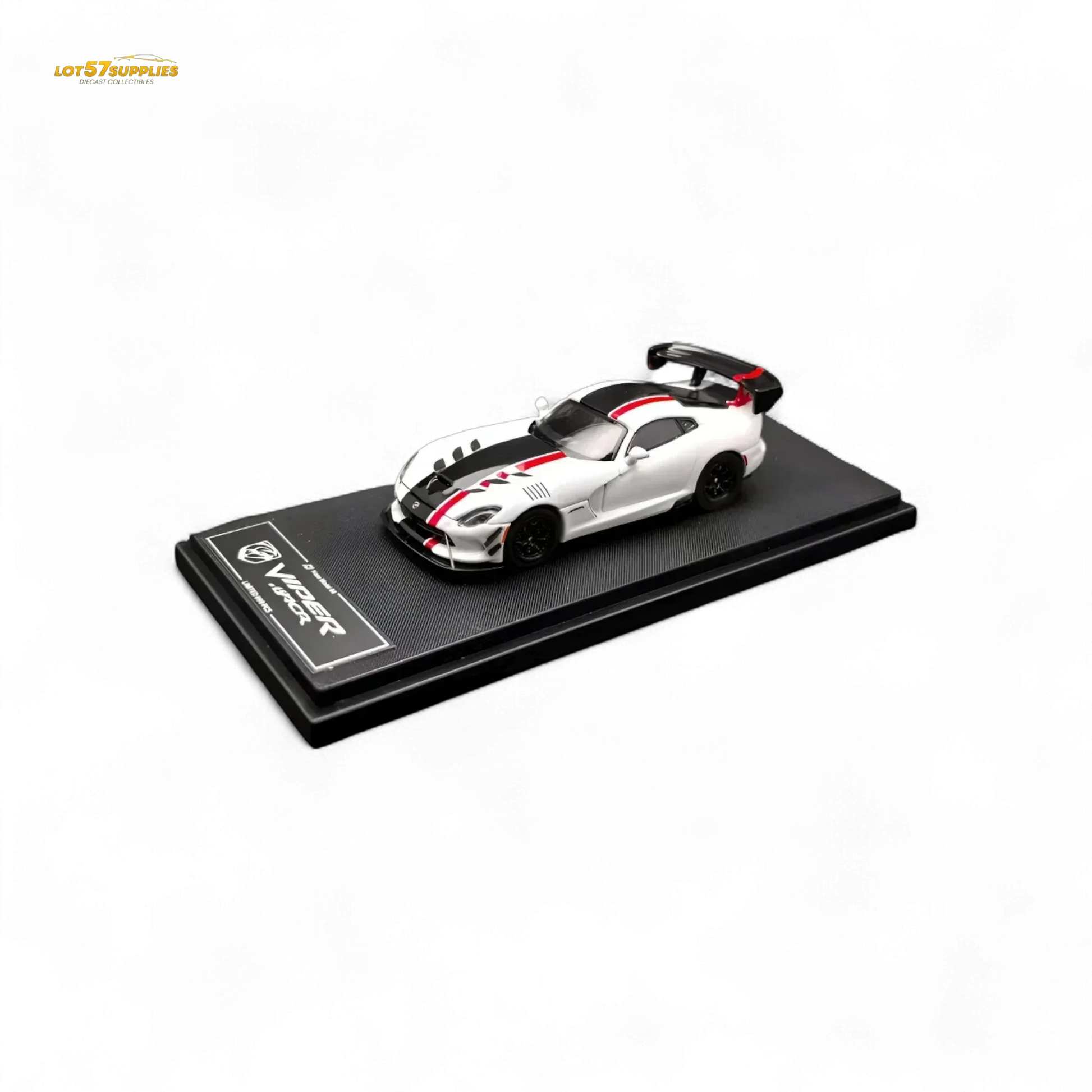 Hone Model Dodge VIPER ACR - Viper White 1:64 - ToylandEU