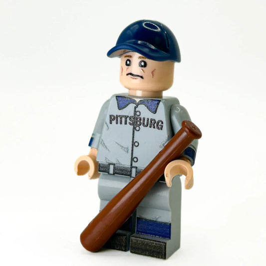 Honus Pirates Baseball Player Minifig made using LEGO parts - B3 Customs - ToylandEU