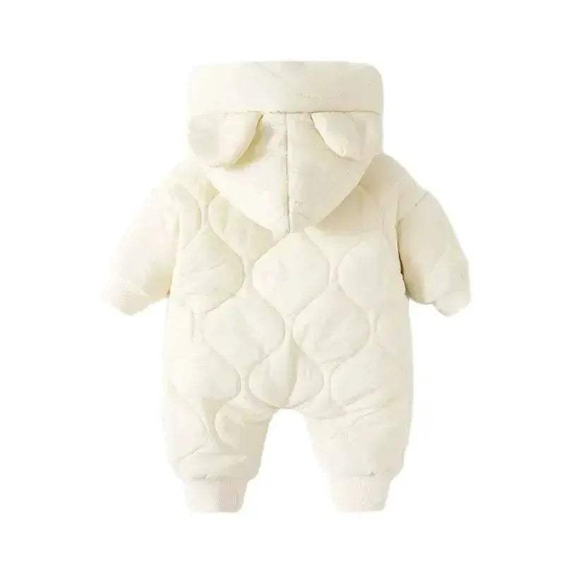 Hooded Fleece Baby Rompers Unisex For Newborns Warm - ToylandEU