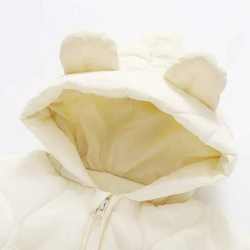 Hooded Fleece Baby Rompers Unisex For Newborns Warm - ToylandEU