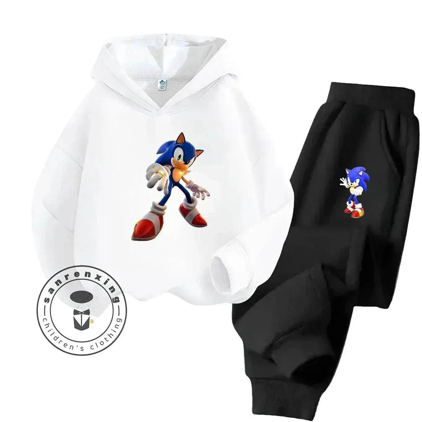  Sonic Hot Sale 2D Cartoon Printed Hoodie Set 2025 Fashion For Kids Teens Boys Girls Casual Autumn Winter -  ToylandEU™