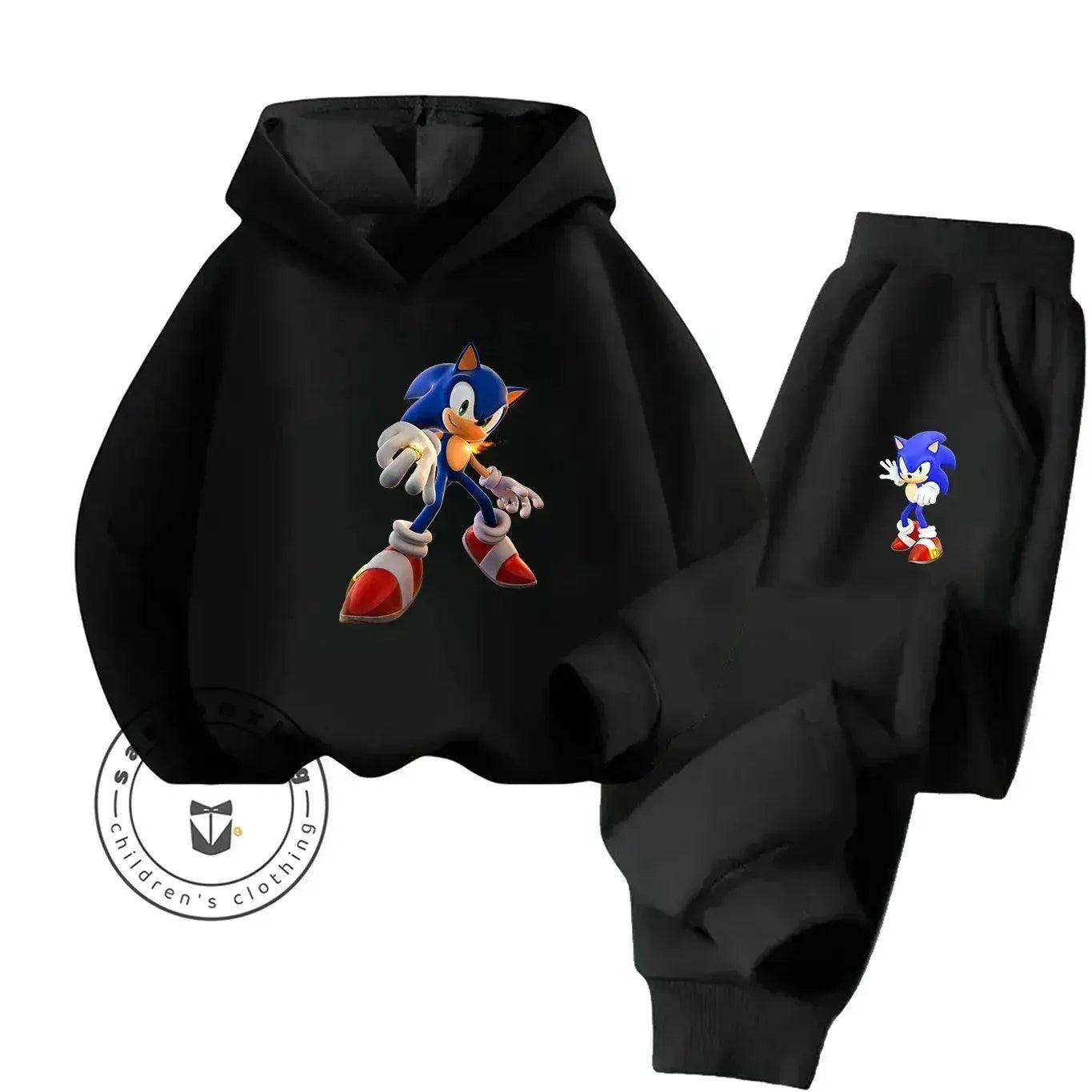  Sonic Hot Sale 2D Cartoon Printed Hoodie Set 2025 Fashion For Kids Teens Boys Girls Casual Autumn Winter -  ToylandEU™