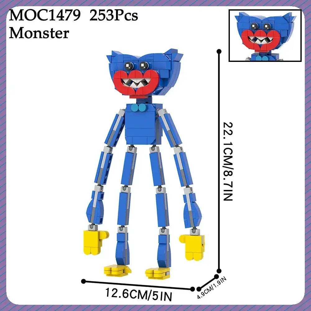 Horror Building Blocks Catnap Monster Figure Educational Fun - ToylandEU