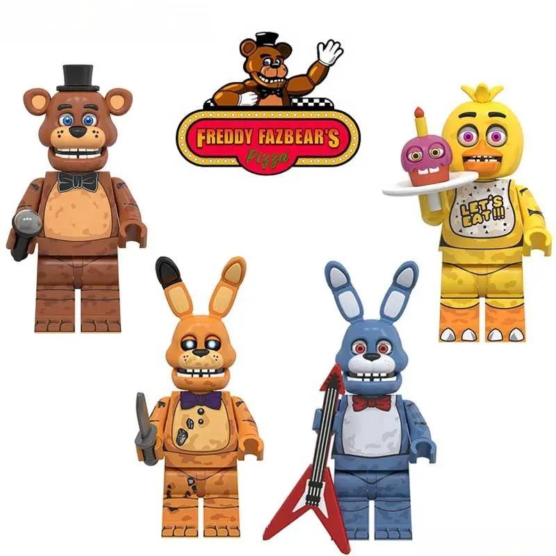  Five Nights At Freddys set of 4 Lego Minifigures custom toys 2 -  ToylandEU™