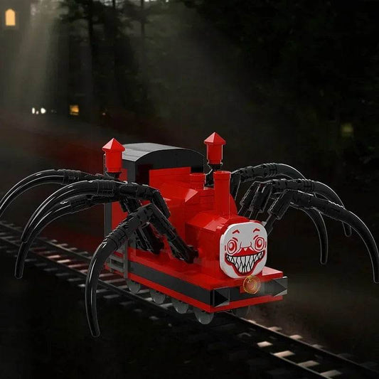 Horror Demonic Spider Train Building Blocks MOC Choo-Choo Charles Model Puzzle Toy Birthday Gift - ToylandEU