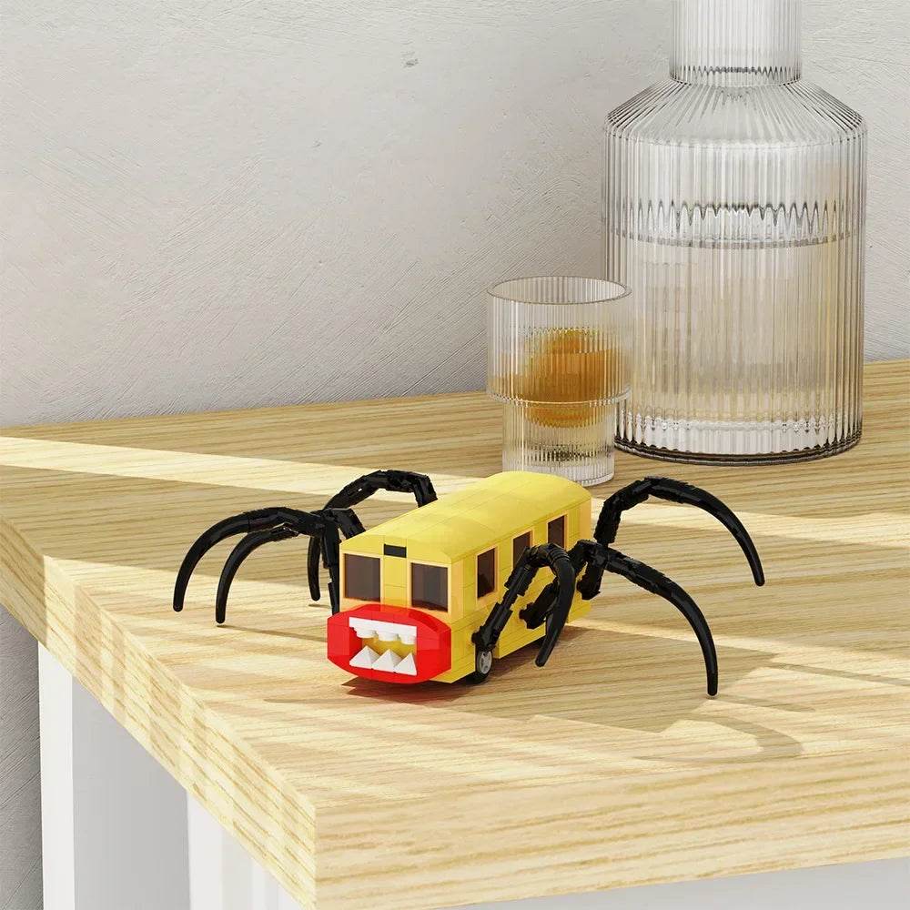 Horror Demonic Spider Train Building Blocks MOC Choo-Choo Charles Model Puzzle Toy Birthday Gift - ToylandEU