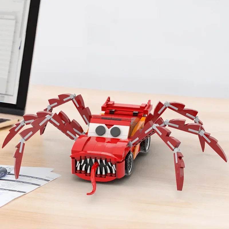 Horror Demonic Spider Train Building Blocks MOC Choo-Choo Charles Model Puzzle Toy Birthday Gift - ToylandEU
