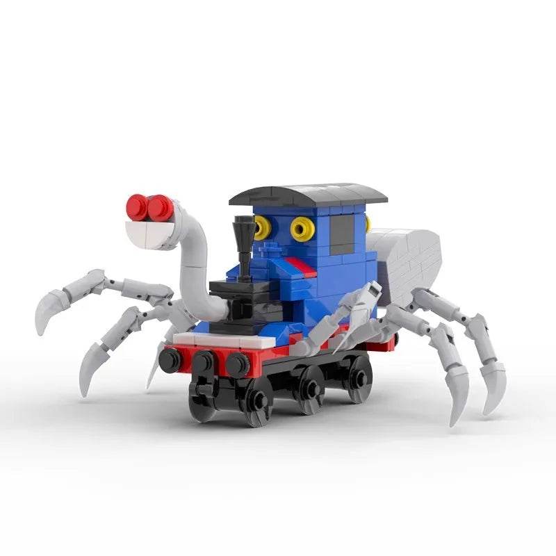 Horror Demonic Spider Train Building Blocks MOC Choo-Choo Charles Model Puzzle Toy Birthday Gift - ToylandEU
