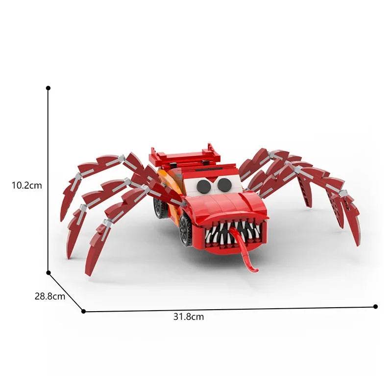 Horror Demonic Spider Train Building Blocks MOC Choo-Choo Charles Model Puzzle Toy Birthday Gift - ToylandEU