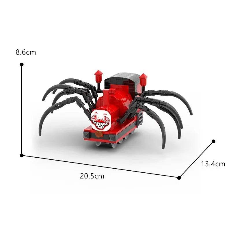 Horror Demonic Spider Train Building Blocks MOC Choo-Choo Charles Model Puzzle Toy Birthday Gift - ToylandEU