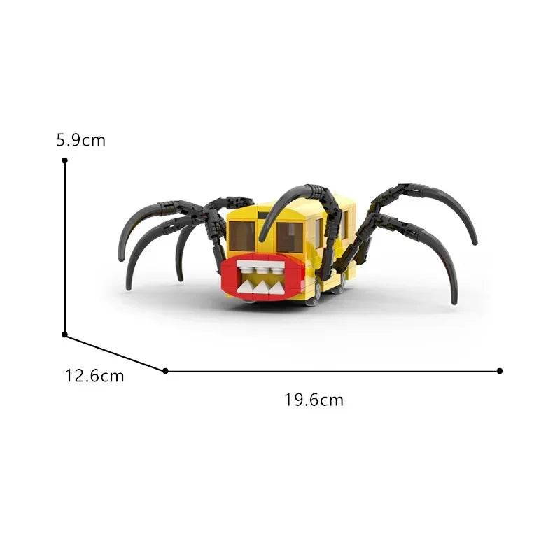 Horror Demonic Spider Train Building Blocks MOC Choo-Choo Charles Model Puzzle Toy Birthday Gift - ToylandEU