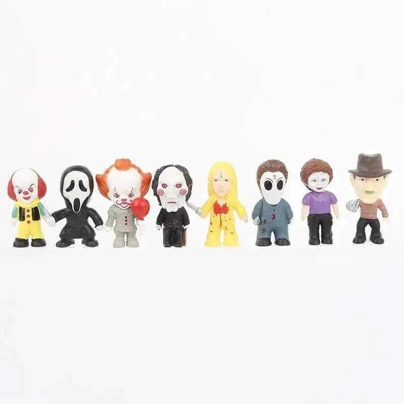 Horror Movie Action Figures Set With Chucky Jason Freddy Collectible - ToylandEU