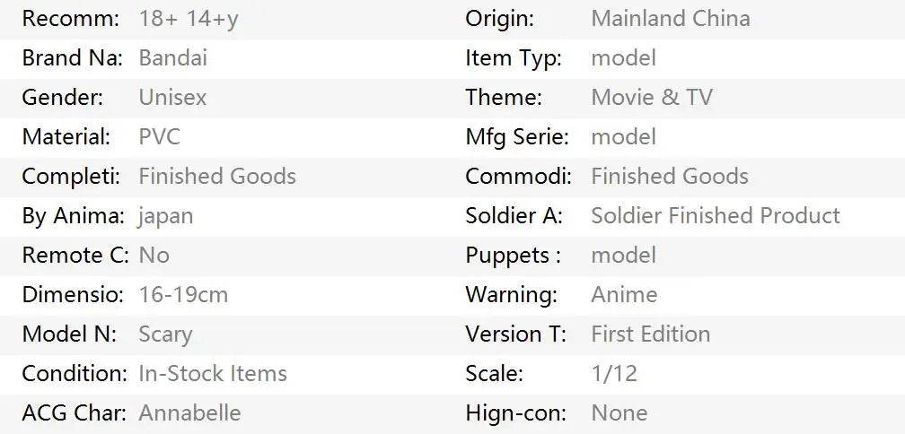 Horror Movie Characters Chucky Freddy Jason Action Figures Toys - ToylandEU