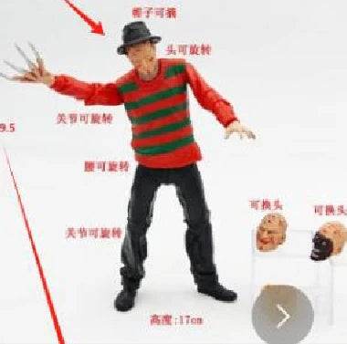 Horror Movie Characters Chucky Freddy Jason Action Figures Toys - ToylandEU