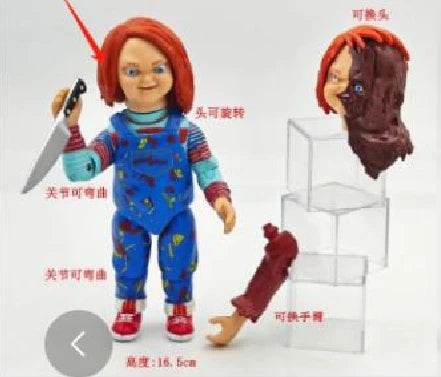 Horror Movie Characters Chucky Freddy Jason Action Figures Toys - ToylandEU