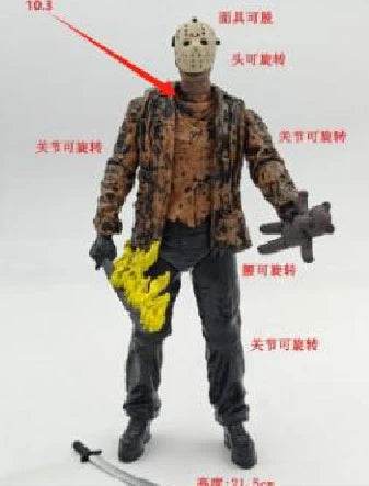 Horror Movie Characters Chucky Freddy Jason Action Figures Toys - ToylandEU