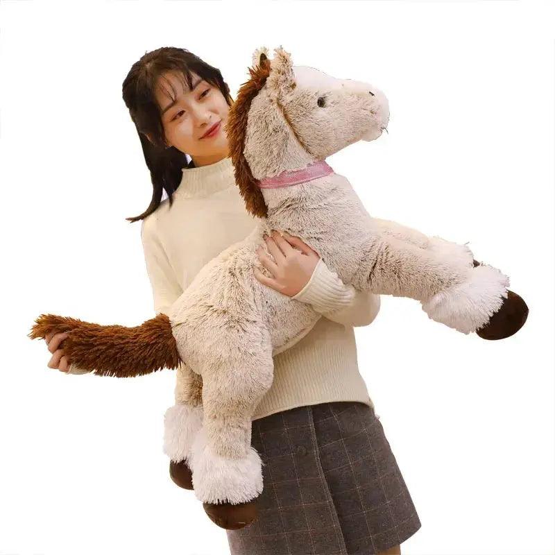  Horse Plush Toy Large Size Lying Huggable Comfort -  ToylandEU™