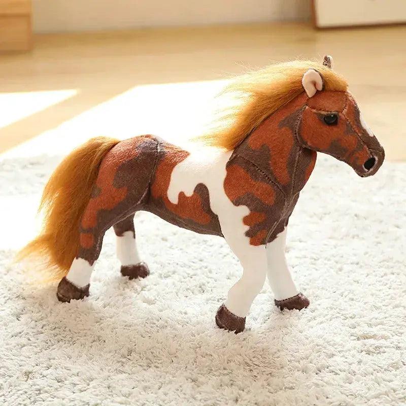  Horse Plush Toy Realistic CE Certified For Home Decor -  ToylandEU™