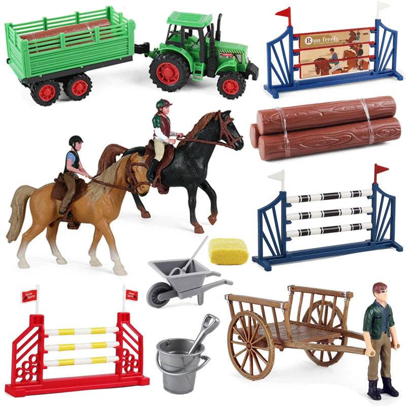 Horse Racing Simulation Models - Realistic Farm Action Set - ToylandEU