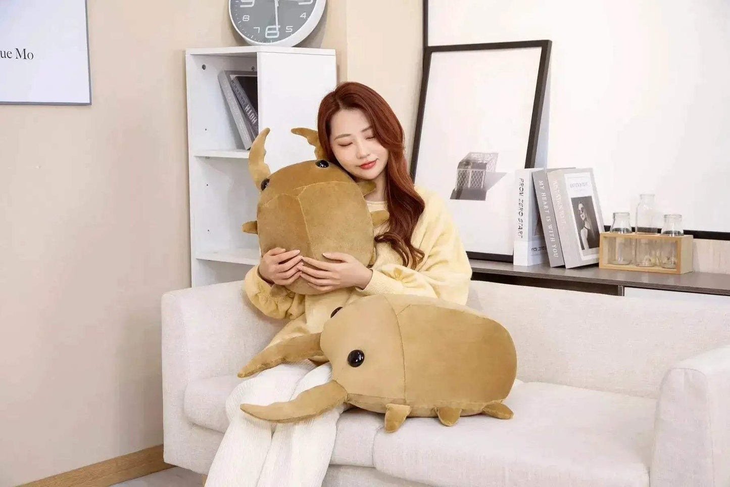 Hot 1pc 50cm 60cm Creative Simulation Insect Plush Toy Kawaii Beetle Pillow Kids Boys Birthday Gift - ToylandEU
