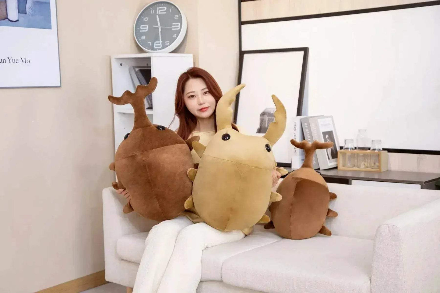 Hot 1pc 50cm 60cm Creative Simulation Insect Plush Toy Kawaii Beetle Pillow Kids Boys Birthday Gift - ToylandEU