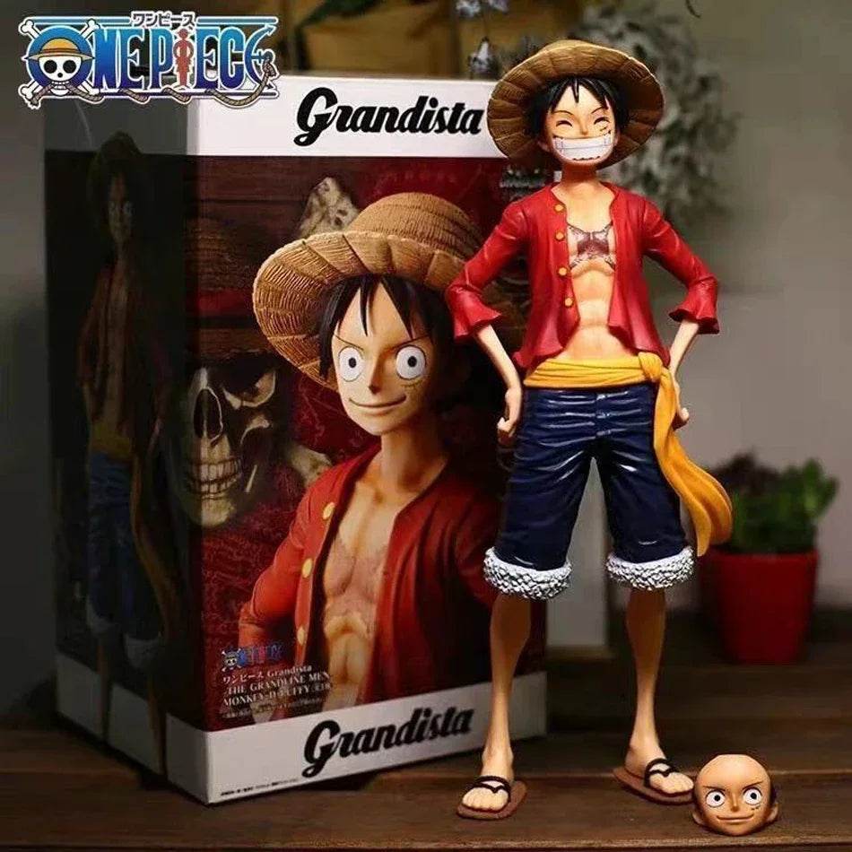 Hot 28cm One Piece Anime Figure Confident Smiley Luffy Model - ToylandEU