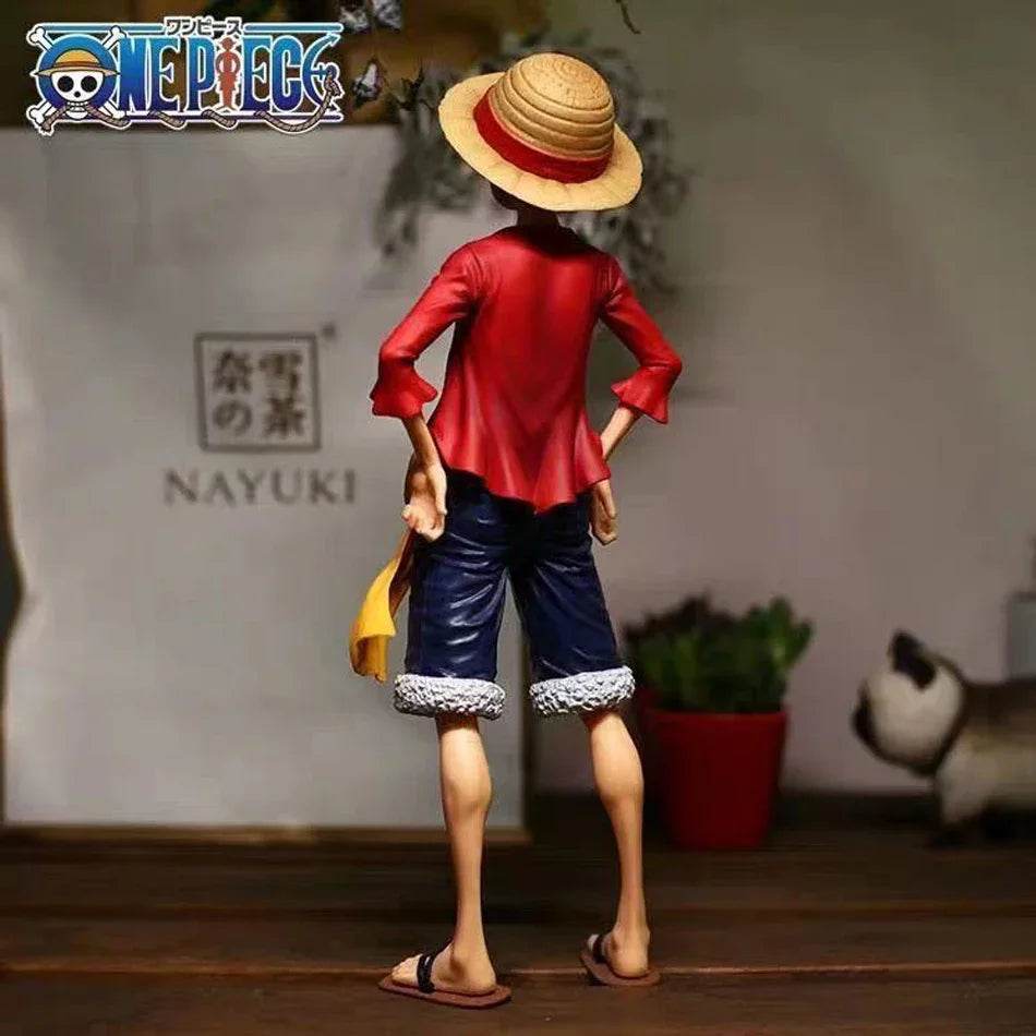 Hot 28cm One Piece Anime Figure Confident Smiley Luffy Model - ToylandEU