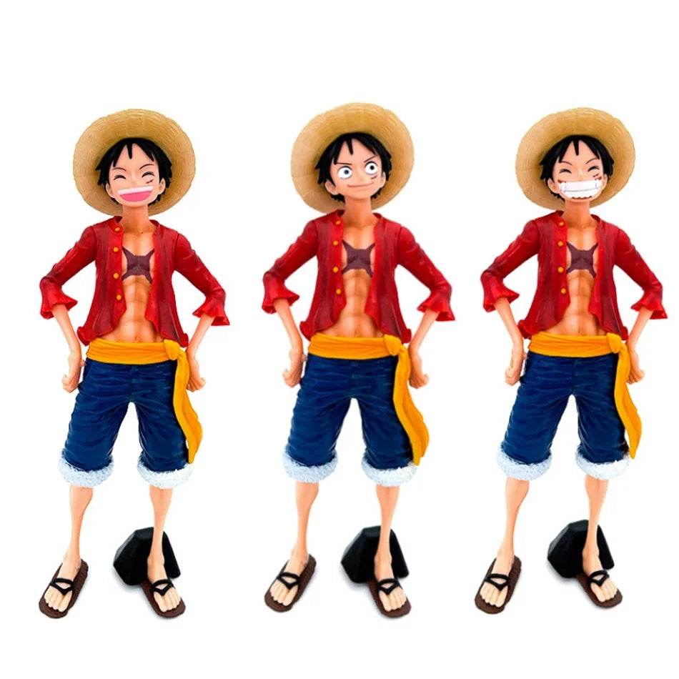 Hot 28cm One Piece Anime Figure Confident Smiley Luffy Model - ToylandEU