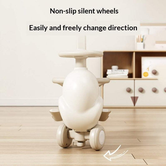 Hot Dog Baby Rocking Car | Mocha, Guard Ring | Toylandeu™
