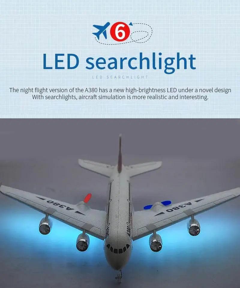  Hot Gyro Airplane Airbus A380 RC Foam Toy Easy Fly Gift -  ToylandEU™
