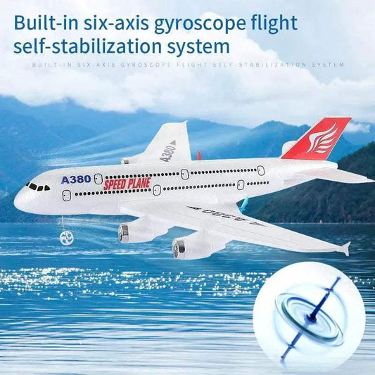 Hot Gyro Airplane Airbus A380 RC Foam Toys Easy Fly Gift - ToylandEU