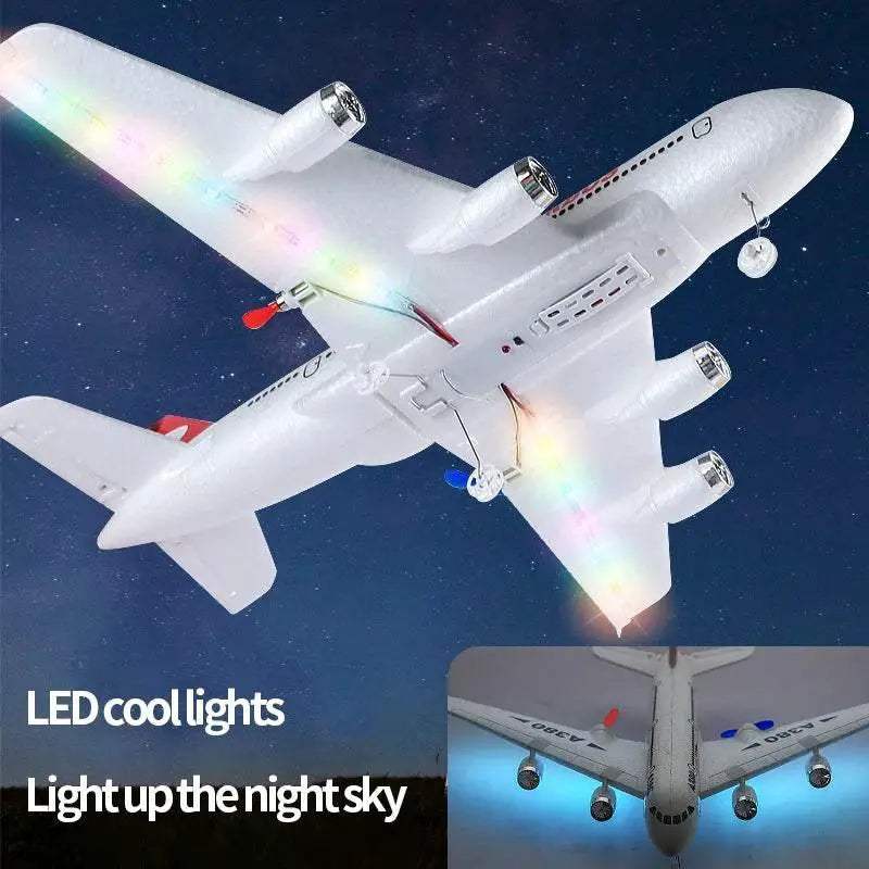 Hot Gyro Airplane Airbus A380 RC Foam Toys Easy Fly Gift - ToylandEU