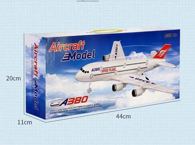 Hot Gyro Airplane Airbus A380 RC Foam Toys Easy Fly Gift - ToylandEU