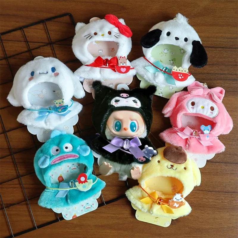 Hot Labubu Cape Set Cute Sitting Party Clothing Toys Clothes Only - ToylandEU