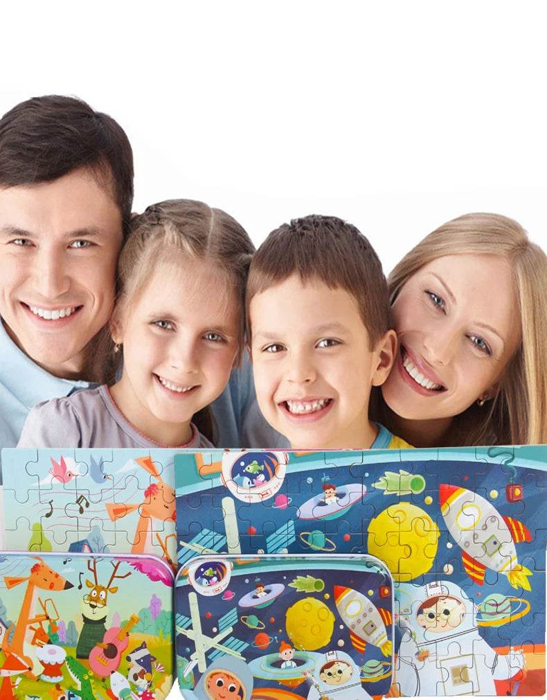 Hot New 60 Pieces Wooden Puzzle Toys for Children Gift - ToylandEU