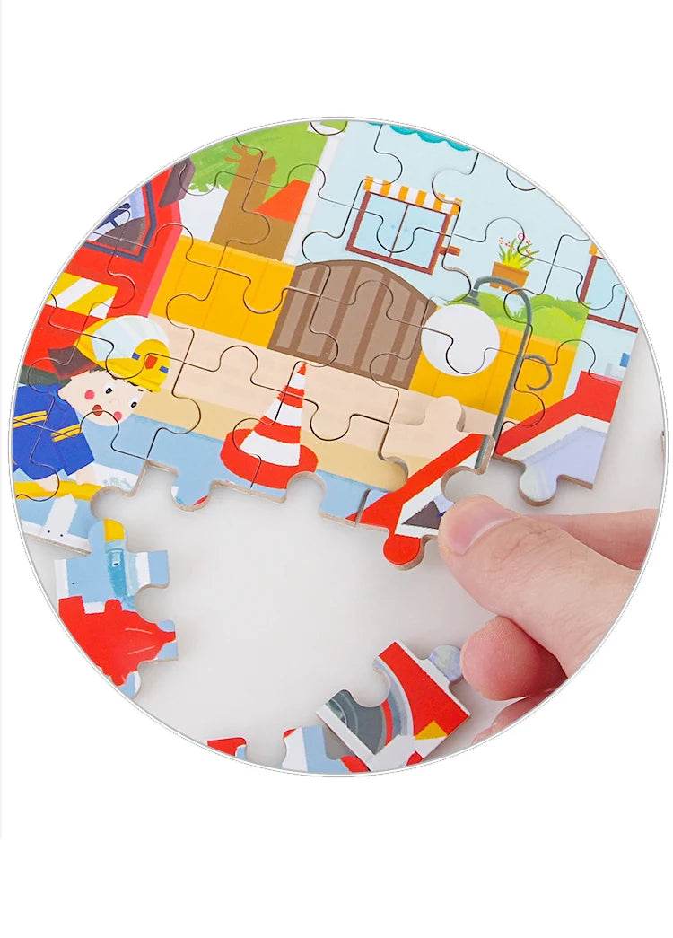 Hot New 60 Pieces Wooden Puzzle Toys for Children Gift - ToylandEU