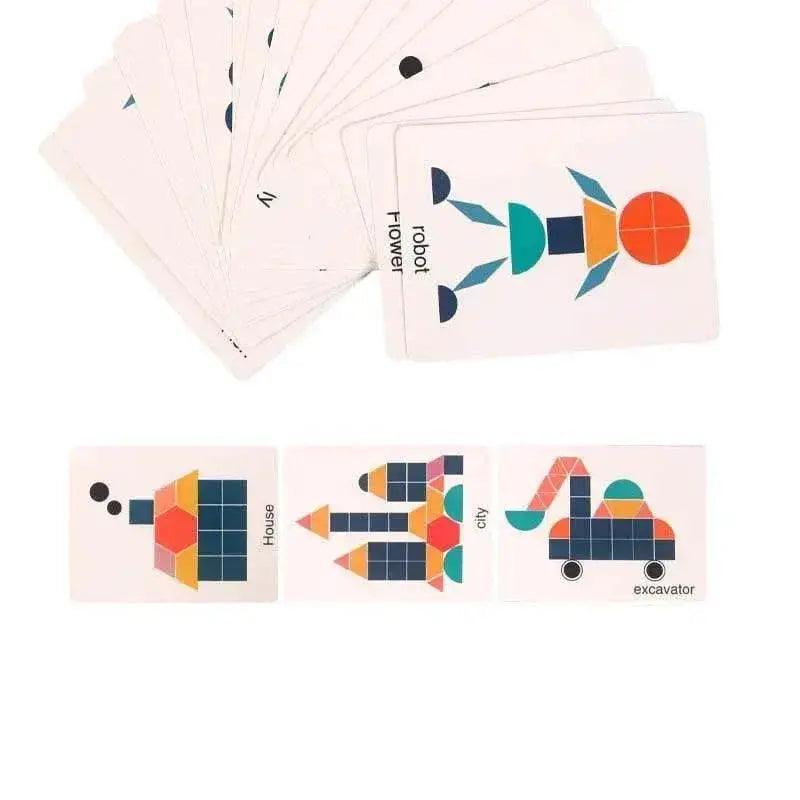  Hot Sale 180Pcs Montessori Kids Wooden Jigsaw Puzzle Set -  ToylandEU™
