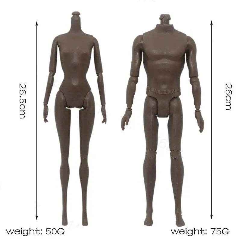 Hot Sale African Black Doll Body Head Clothes Toys Accessories For 30cm Female Toy Girl Pretend Play - ToylandEU