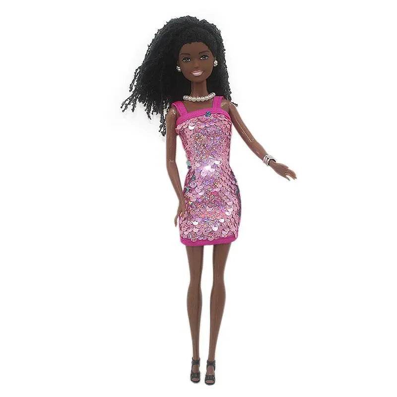 Hot Sale African Black Doll Body Head Clothes Toys Accessories For 30cm Female Toy Girl Pretend Play - ToylandEU