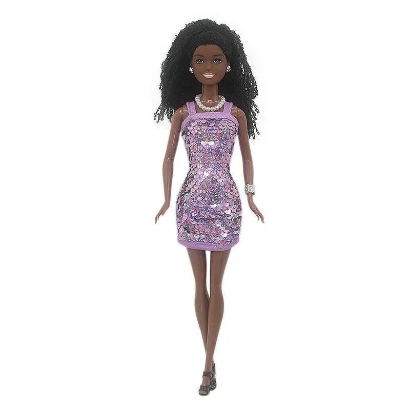 Hot Sale African Black Doll Body Head Clothes Toys Accessories For 30cm Female Toy Girl Pretend Play - ToylandEU