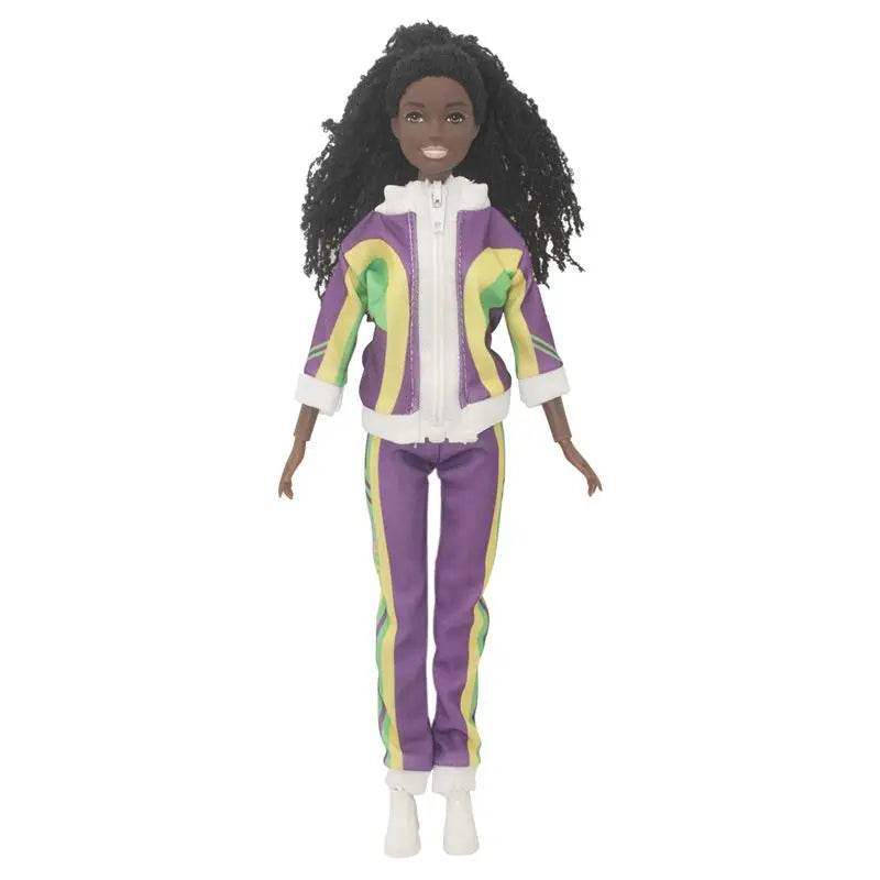 Hot Sale African Black Doll Body Head Clothes Toys Accessories For 30cm Female Toy Girl Pretend Play - ToylandEU