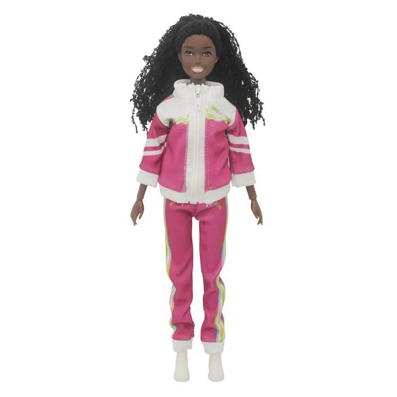 Hot Sale African Black Doll Body Head Clothes Toys Accessories For 30cm Female Toy Girl Pretend Play - ToylandEU