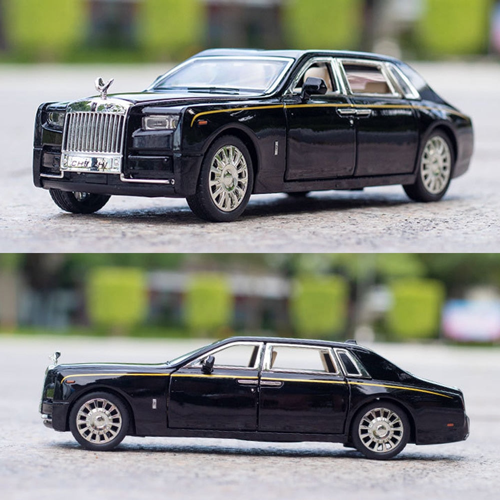 1:32 Scale Rolls-Royce Phantom Diecast Alloy Car with Free Gift - ToylandEU